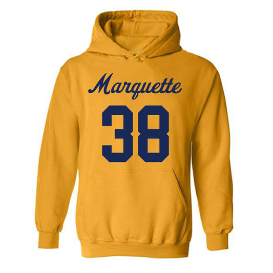 Marquette - NCAA Women's Lacrosse : Finley Breen - Replica Shersey Hooded Sweatshirt-0