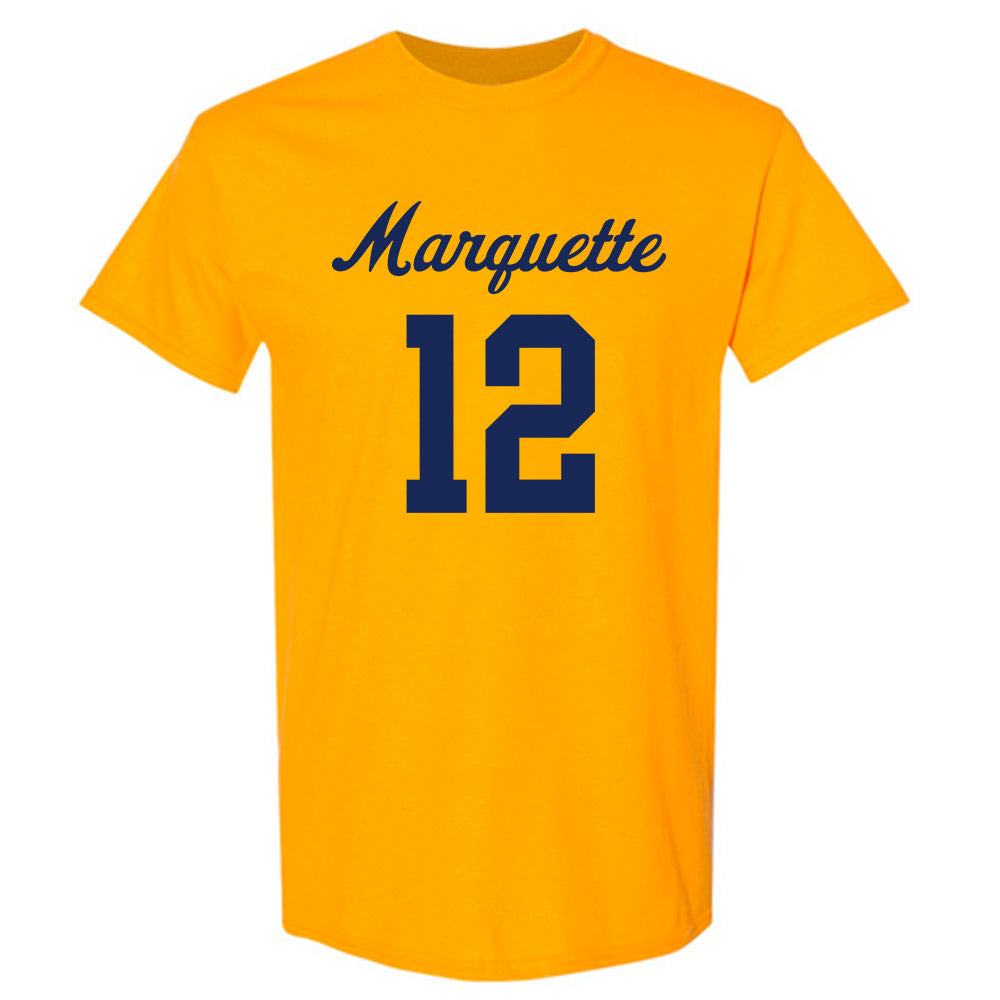 Marquette - NCAA Women's Lacrosse : Ella Mautz - Replica Shersey T-Shirt-0