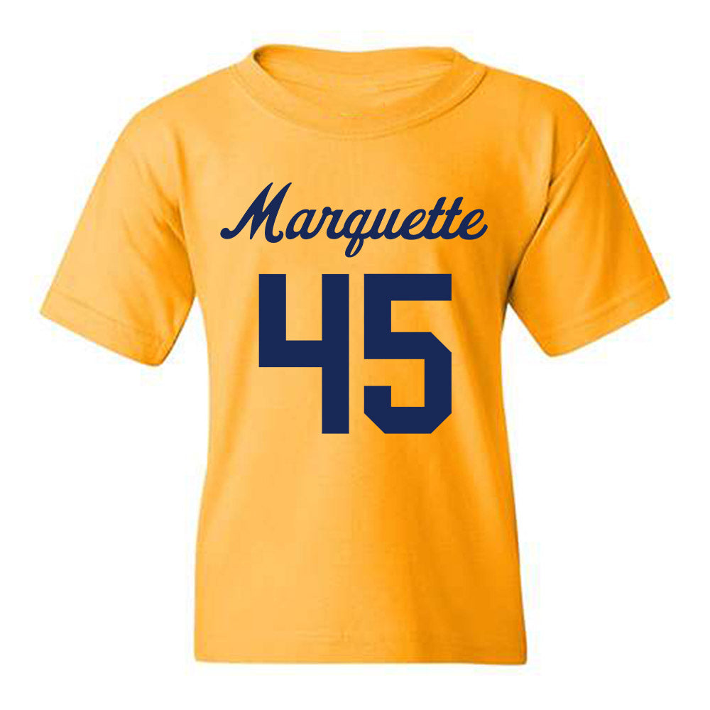 Marquette - NCAA Women's Lacrosse : Mia Oh - Replica Shersey Youth T-Shirt-0