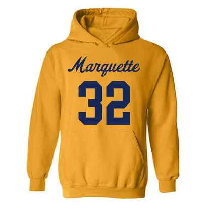 Marquette - NCAA Women's Lacrosse : Taylor Alexander - Replica Shersey Hooded Sweatshirt