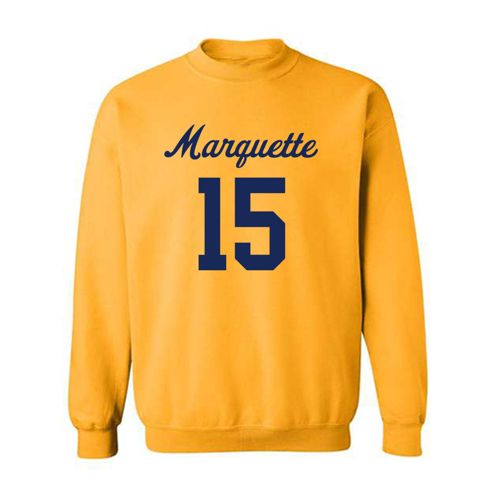 Marquette - NCAA Women's Lacrosse : Mckenna Farrell - Replica Shersey Crewneck Sweatshirt