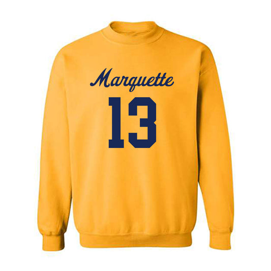 Marquette - NCAA Women's Lacrosse : Lucy Mineo - Replica Shersey Crewneck Sweatshirt