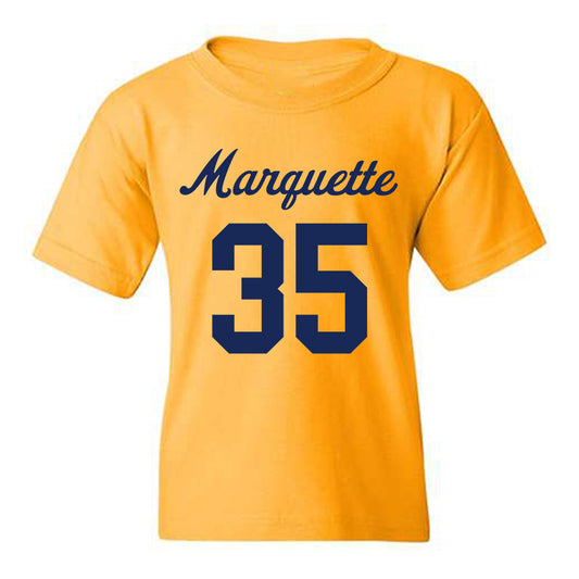 Marquette - NCAA Women's Lacrosse : Eliza Agate - Replica Shersey Youth T-Shirt-0