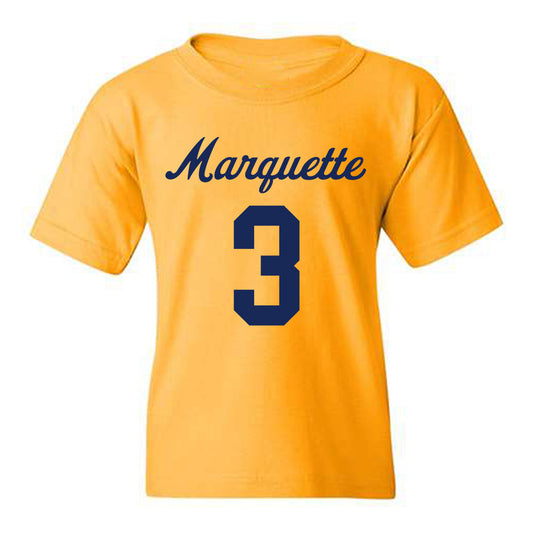 Marquette - NCAA Women's Lacrosse : Tessa Boehm - Replica Shersey Youth T-Shirt-0