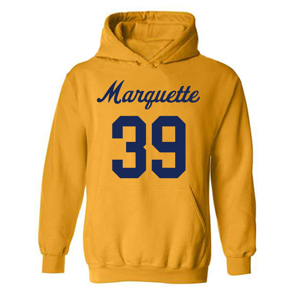 Marquette - NCAA Women's Lacrosse : Sofia Grace Mazariegos - Replica Shersey Hooded Sweatshirt