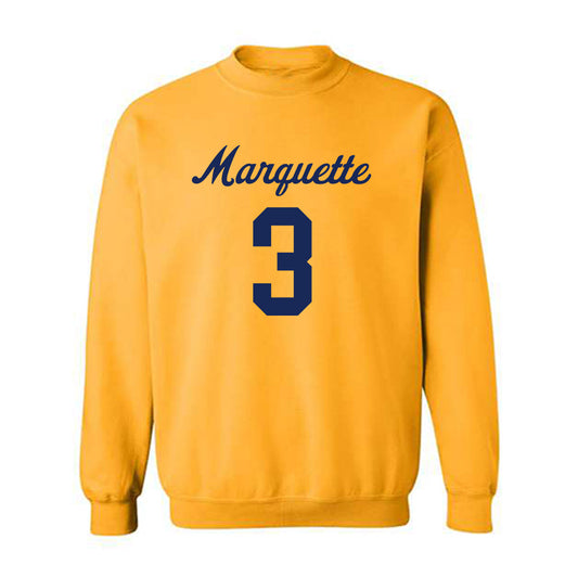 Marquette - NCAA Women's Lacrosse : Tessa Boehm - Replica Shersey Crewneck Sweatshirt-0