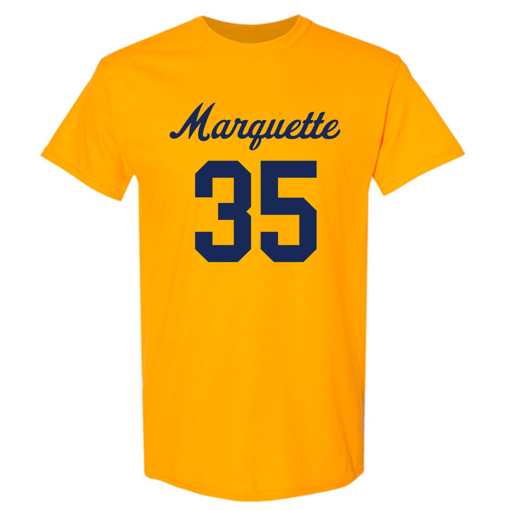 Marquette - NCAA Women's Lacrosse : Eliza Agate - Replica Shersey T-Shirt-0