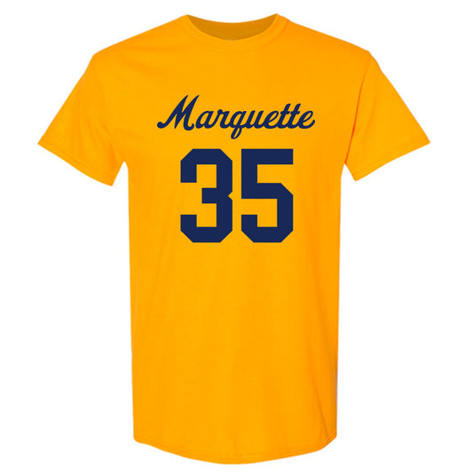 Marquette - NCAA Women's Lacrosse : Eliza Agate - Replica Shersey T-Shirt-0