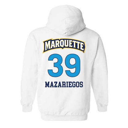 Marquette - NCAA Women's Lacrosse : Sofia Grace Mazariegos - Replica Shersey Hooded Sweatshirt