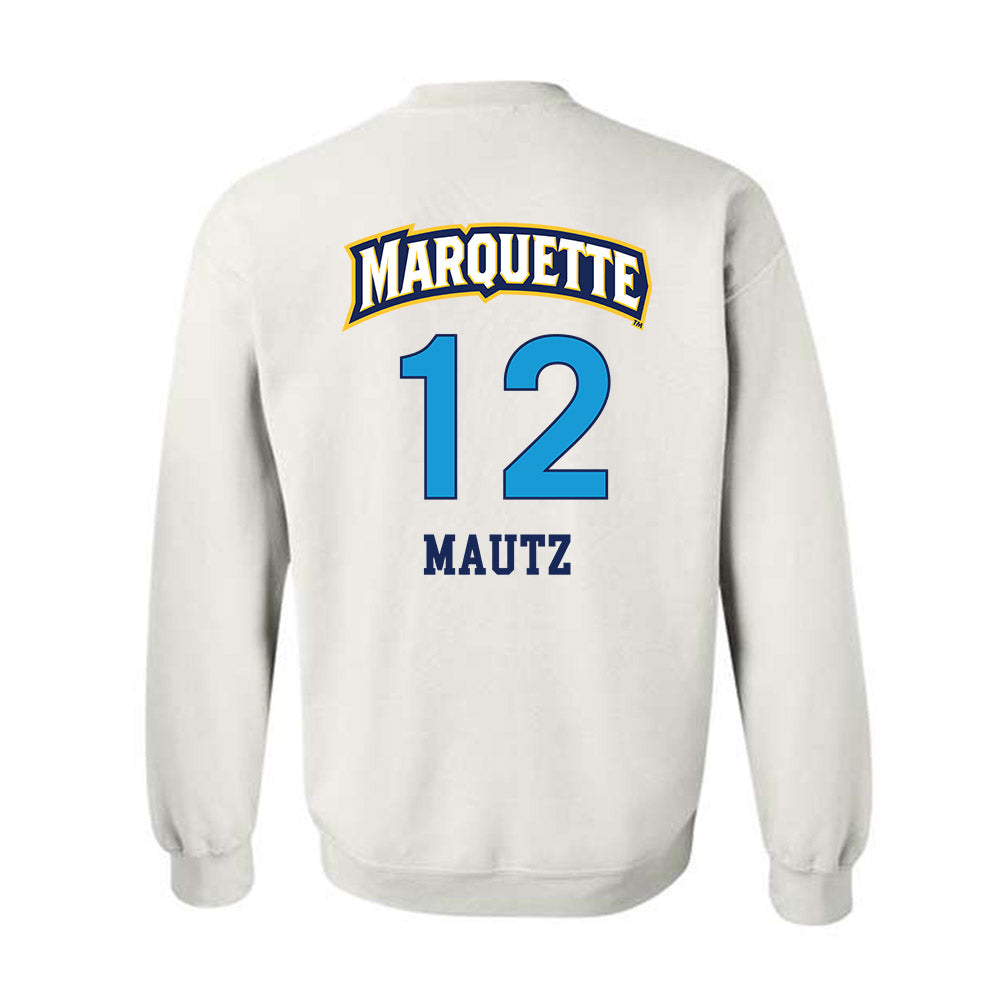 Marquette - NCAA Women's Lacrosse : Ella Mautz - Replica Shersey Crewneck Sweatshirt-1