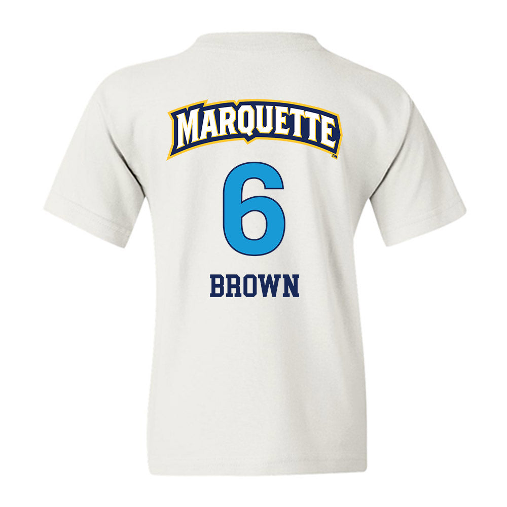 Marquette - NCAA Women's Lacrosse : Haley Brown - Replica Shersey Youth T-Shirt-1