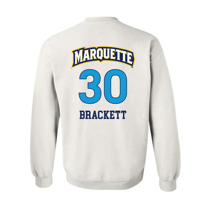 Marquette - NCAA Women's Lacrosse : Abigail Brackett - Replica Shersey Crewneck Sweatshirt