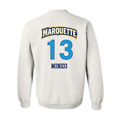 Marquette - NCAA Women's Lacrosse : Lucy Mineo - Replica Shersey Crewneck Sweatshirt