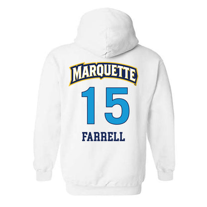 Marquette - NCAA Women's Lacrosse : Mckenna Farrell - Replica Shersey Hooded Sweatshirt