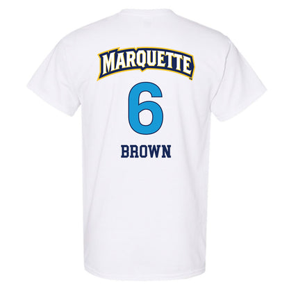 Marquette - NCAA Women's Lacrosse : Haley Brown - Replica Shersey T-Shirt-1