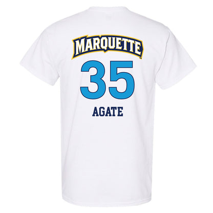 Marquette - NCAA Women's Lacrosse : Eliza Agate - Replica Shersey T-Shirt-1