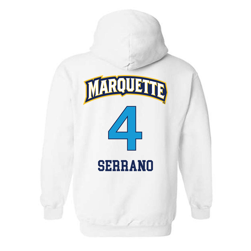 Marquette - NCAA Women's Lacrosse : Dani Serrano - Replica Shersey Hooded Sweatshirt-1