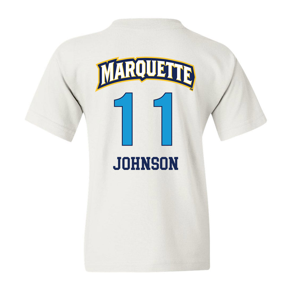 Marquette - NCAA Women's Lacrosse : Laila Johnson - Replica Shersey Youth T-Shirt