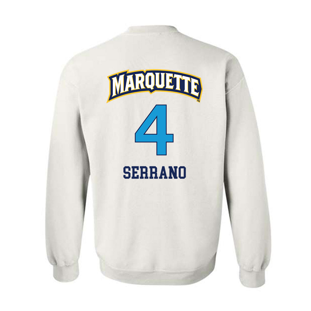 Marquette - NCAA Women's Lacrosse : Dani Serrano - Replica Shersey Crewneck Sweatshirt-1