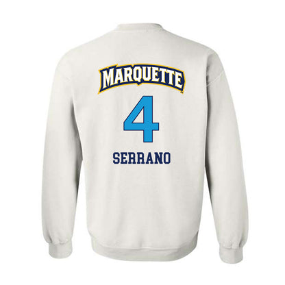 Marquette - NCAA Women's Lacrosse : Dani Serrano - Replica Shersey Crewneck Sweatshirt-1