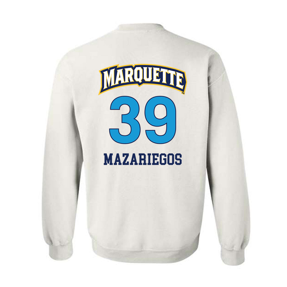 Marquette - NCAA Women's Lacrosse : Sofia Grace Mazariegos - Replica Shersey Crewneck Sweatshirt