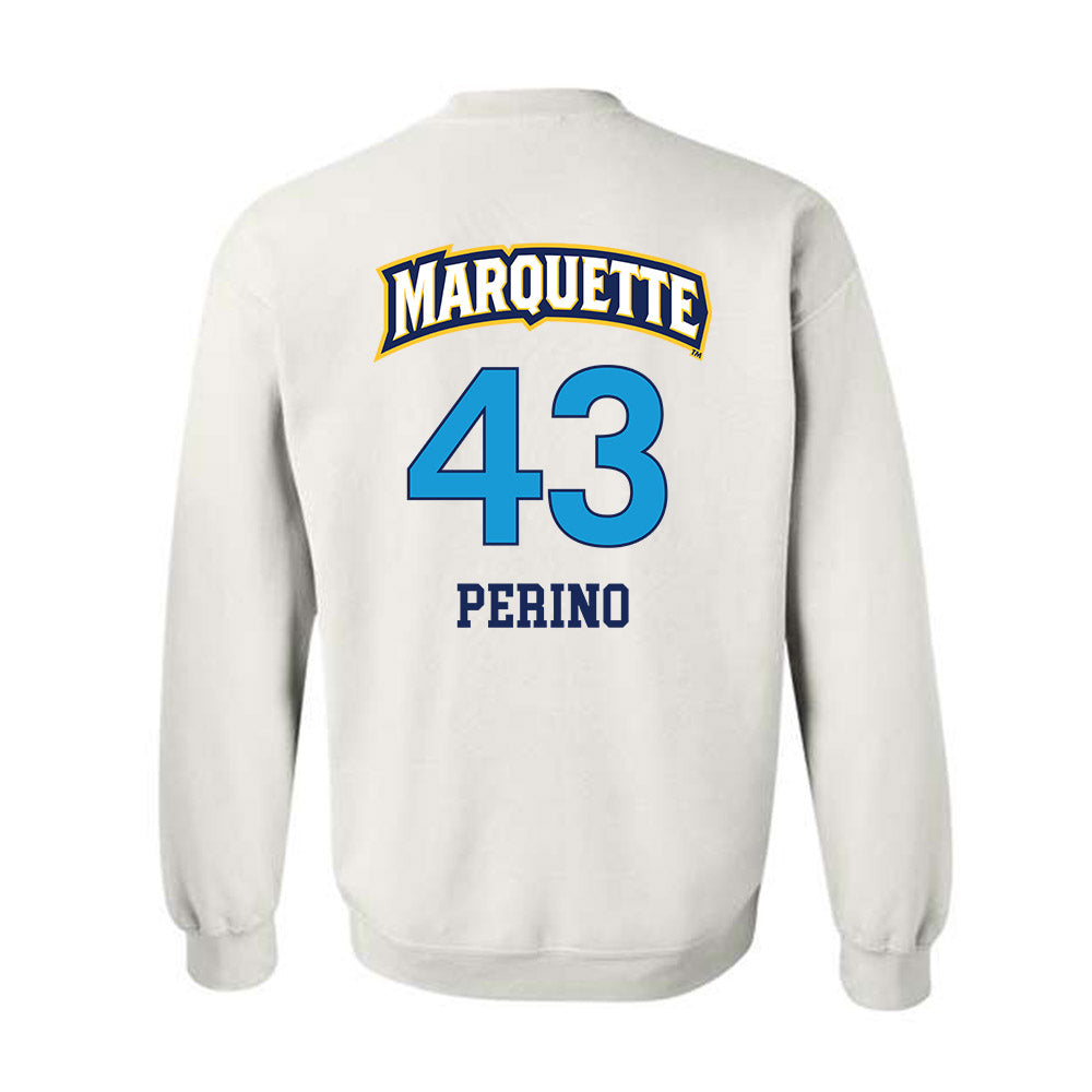 Marquette - NCAA Women's Lacrosse : Gabbi Perino - Replica Shersey Crewneck Sweatshirt-1