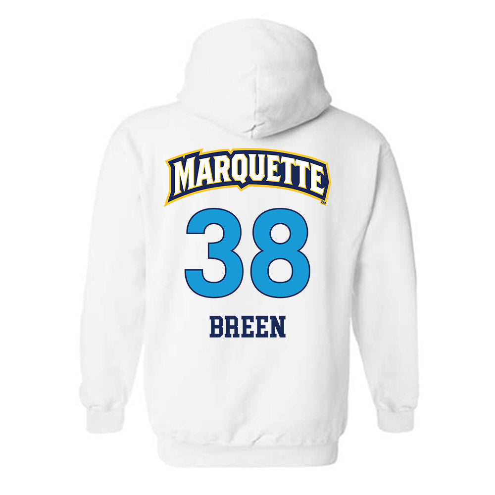 Marquette - NCAA Women's Lacrosse : Finley Breen - Replica Shersey Hooded Sweatshirt-1