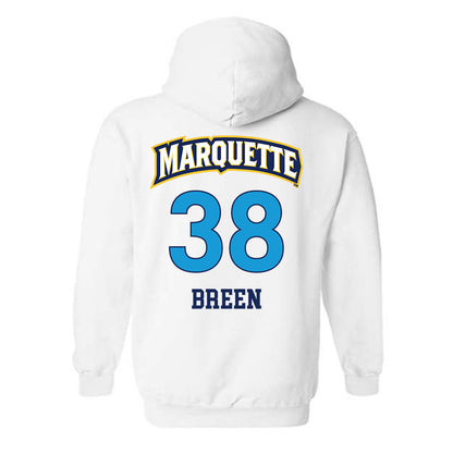 Marquette - NCAA Women's Lacrosse : Finley Breen - Replica Shersey Hooded Sweatshirt-1