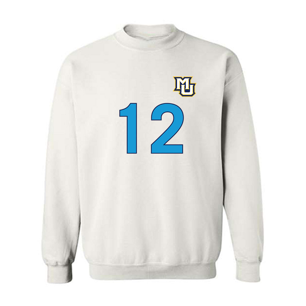 Marquette - NCAA Women's Lacrosse : Ella Mautz - Replica Shersey Crewneck Sweatshirt-0