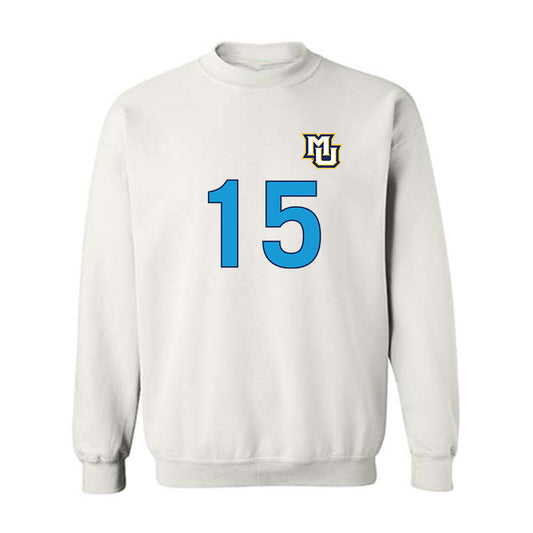 Marquette - NCAA Women's Lacrosse : Mckenna Farrell - Replica Shersey Crewneck Sweatshirt