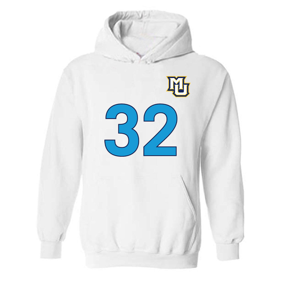 Marquette - NCAA Women's Lacrosse : Taylor Alexander - Replica Shersey Hooded Sweatshirt