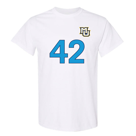 Marquette - NCAA Women's Lacrosse : Annabel Carlin - Replica Shersey T-Shirt-0
