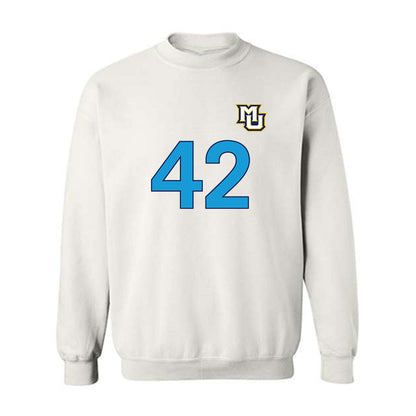 Marquette - NCAA Women's Lacrosse : Annabel Carlin - Replica Shersey Crewneck Sweatshirt-0