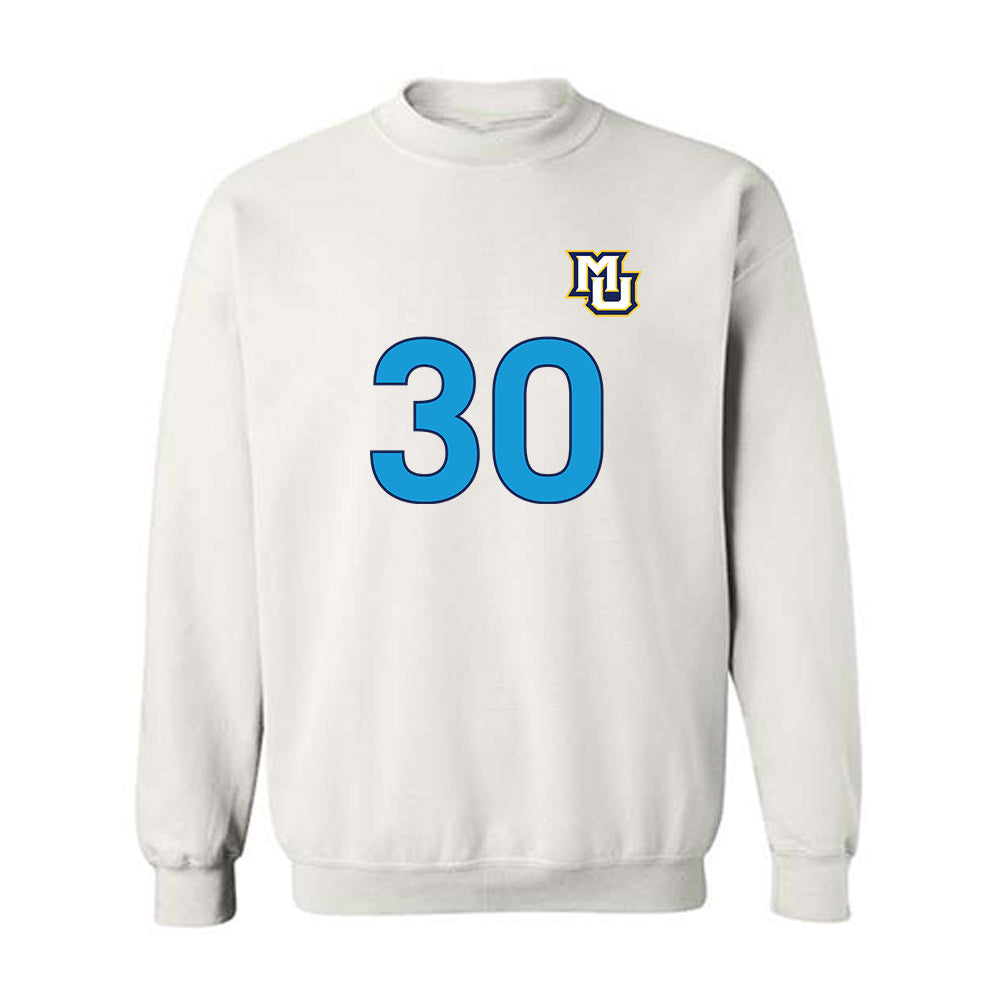 Marquette - NCAA Women's Lacrosse : Abigail Brackett - Replica Shersey Crewneck Sweatshirt