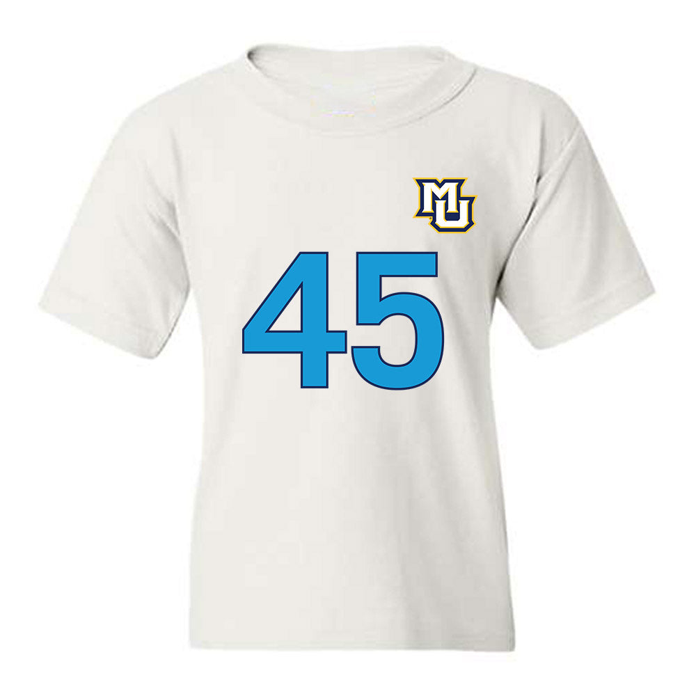 Marquette - NCAA Women's Lacrosse : Mia Oh - Replica Shersey Youth T-Shirt-0