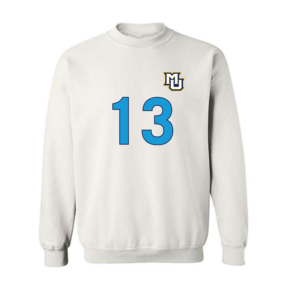 Marquette - NCAA Women's Lacrosse : Lucy Mineo - Replica Shersey Crewneck Sweatshirt