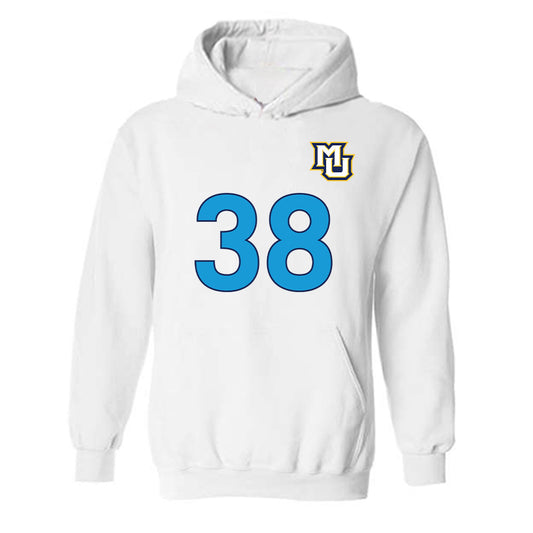 Marquette - NCAA Women's Lacrosse : Finley Breen - Replica Shersey Hooded Sweatshirt-0