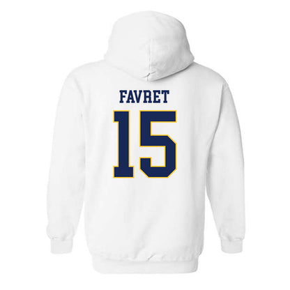 Marquette - NCAA Women's Soccer : Cecilia Favret - Replica Shersey Hooded Sweatshirt