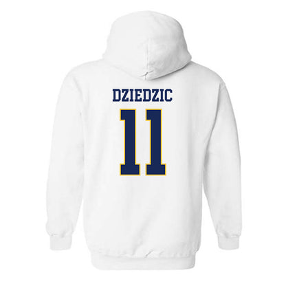 Marquette - NCAA Women's Soccer : Paige Dziedzic - Replica Shersey Hooded Sweatshirt-1