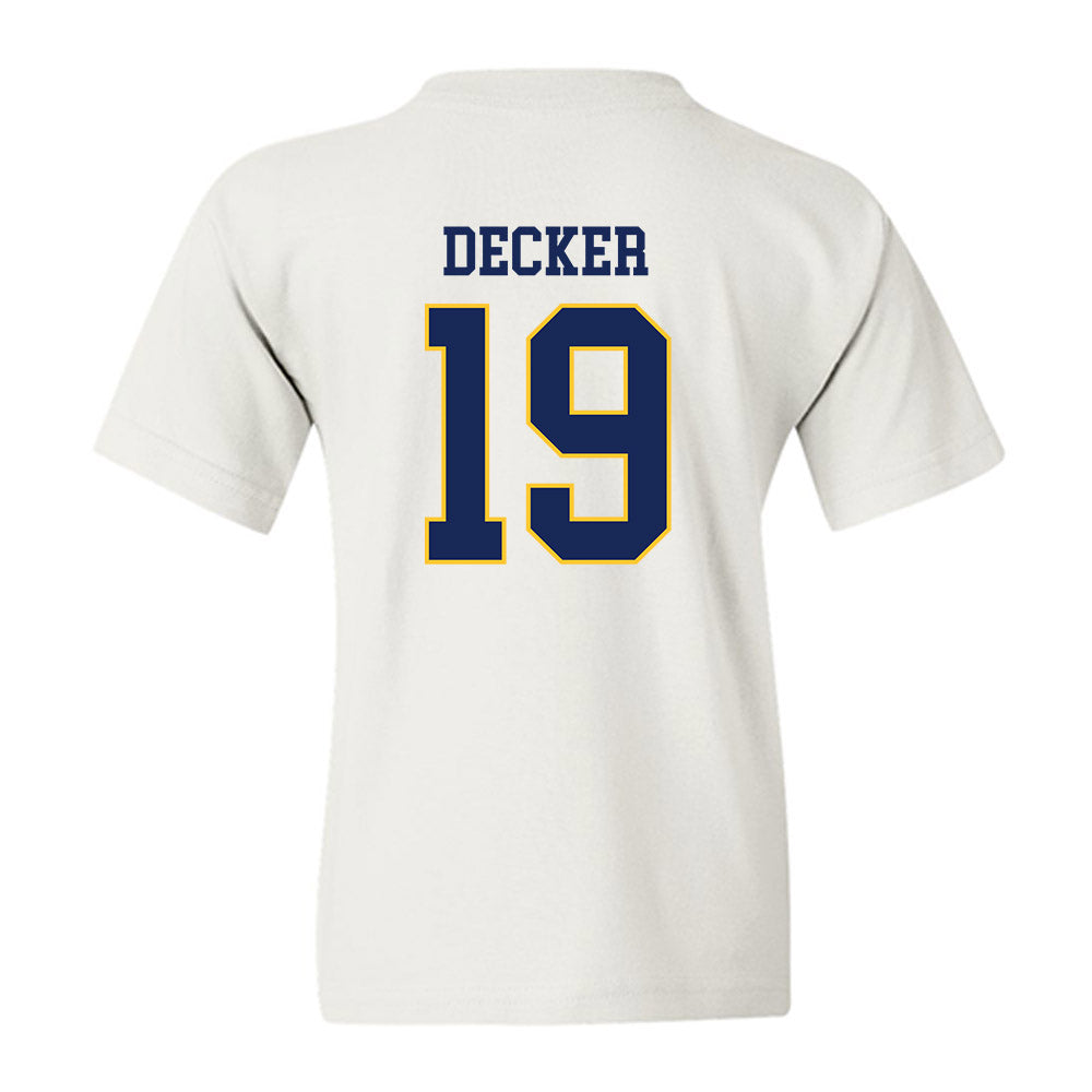 Marquette - NCAA Women's Soccer : Meg Decker - Replica Shersey Youth T-Shirt-1