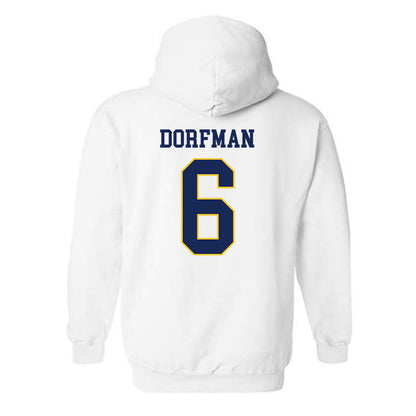 Marquette - NCAA Women's Soccer : Coco Dorfman - Replica Shersey Hooded Sweatshirt-1