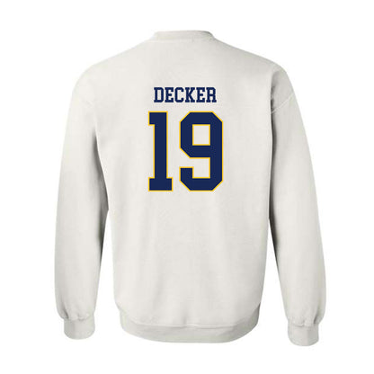 Marquette - NCAA Women's Soccer : Meg Decker - Replica Shersey Crewneck Sweatshirt-1