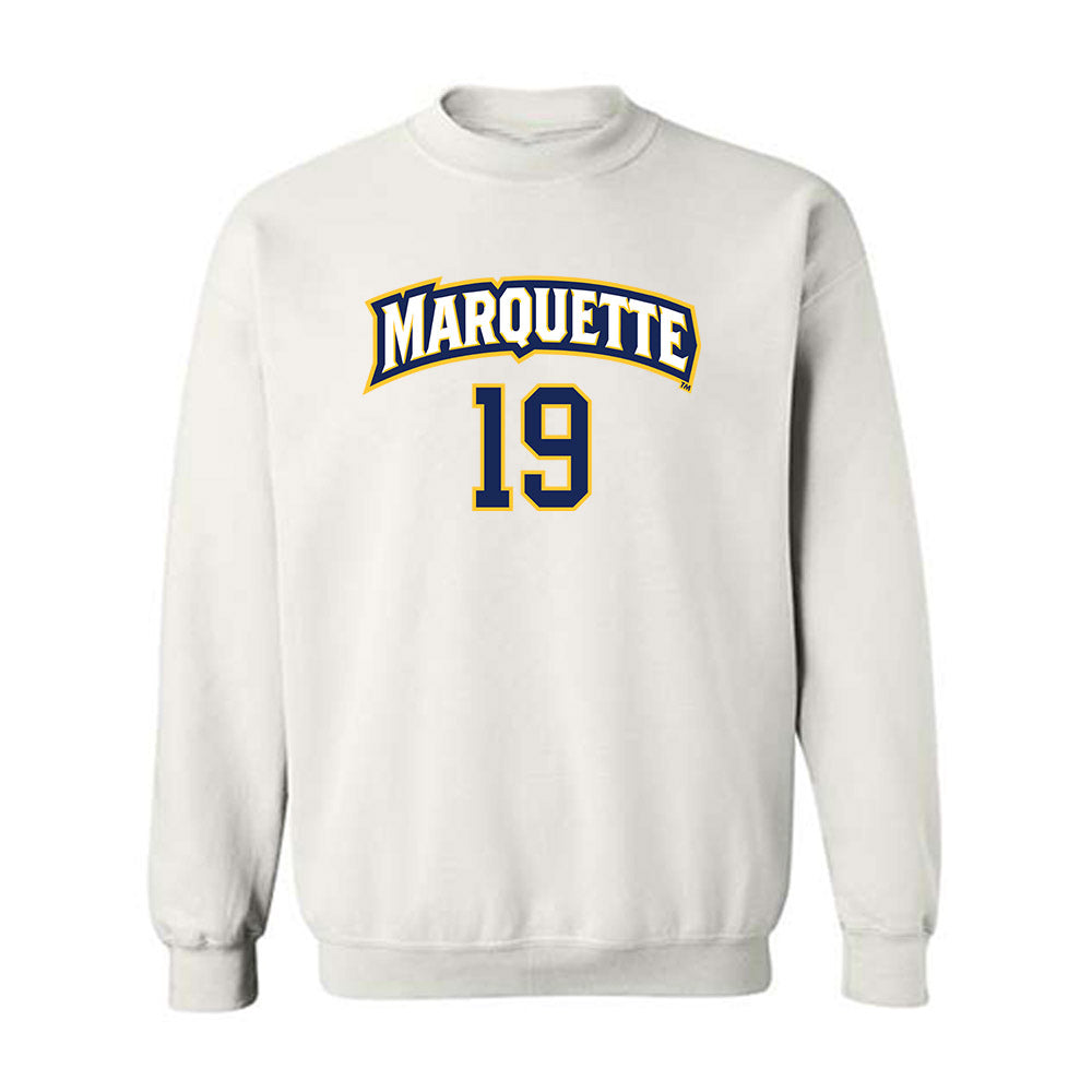 Marquette - NCAA Women's Soccer : Meg Decker - Replica Shersey Crewneck Sweatshirt-0