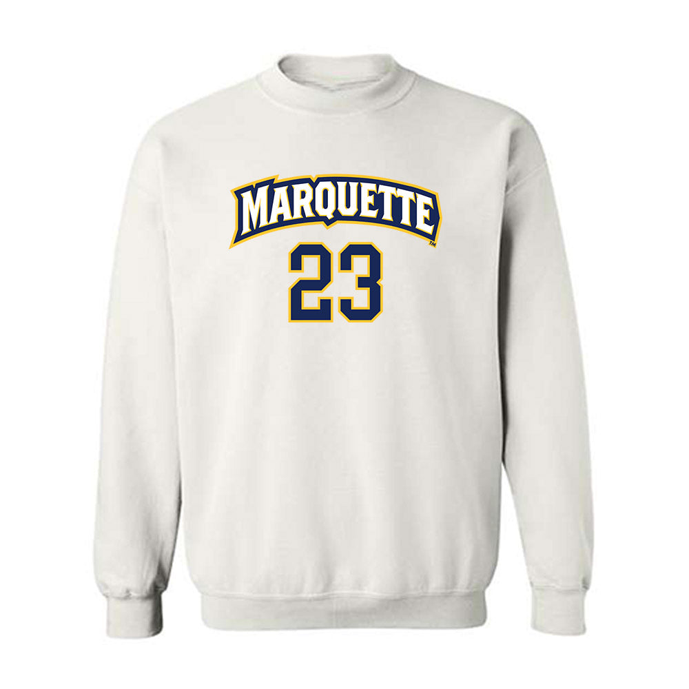Marquette - NCAA Women's Soccer : Emily Fix - Replica Shersey Crewneck Sweatshirt-0