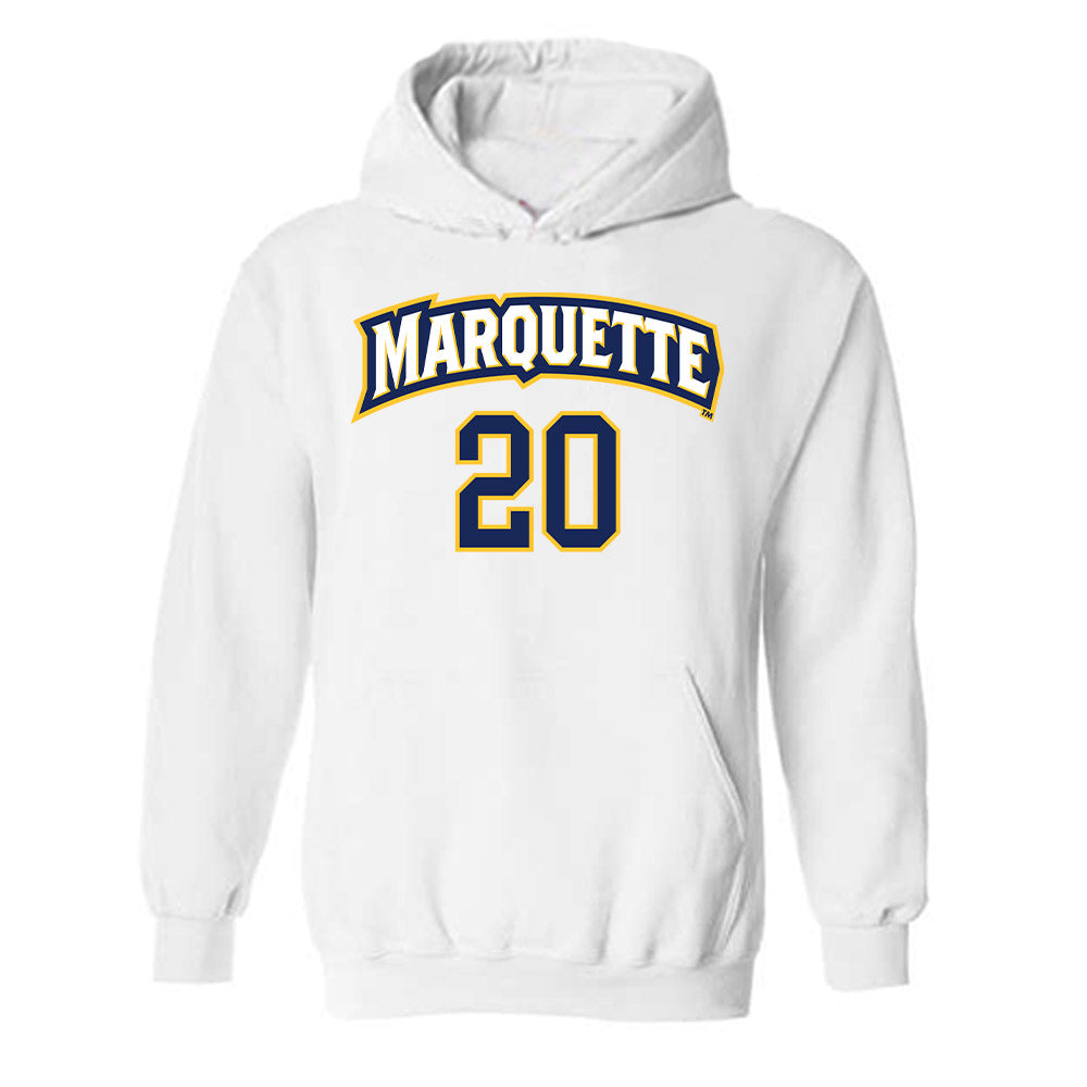 Marquette - NCAA Women's Soccer : Lilly Coats - Replica Shersey Hooded Sweatshirt