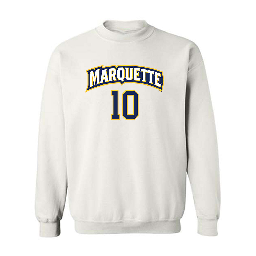 Marquette - NCAA Women's Soccer : Jocelyn Leigh - Replica Shersey Crewneck Sweatshirt-0