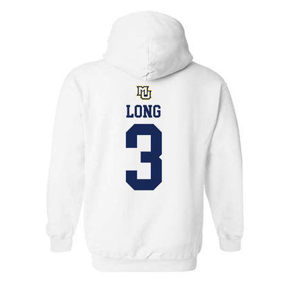 Marquette - NCAA Women's Volleyball : Malayah Long - Replica Shersey Hooded Sweatshirt