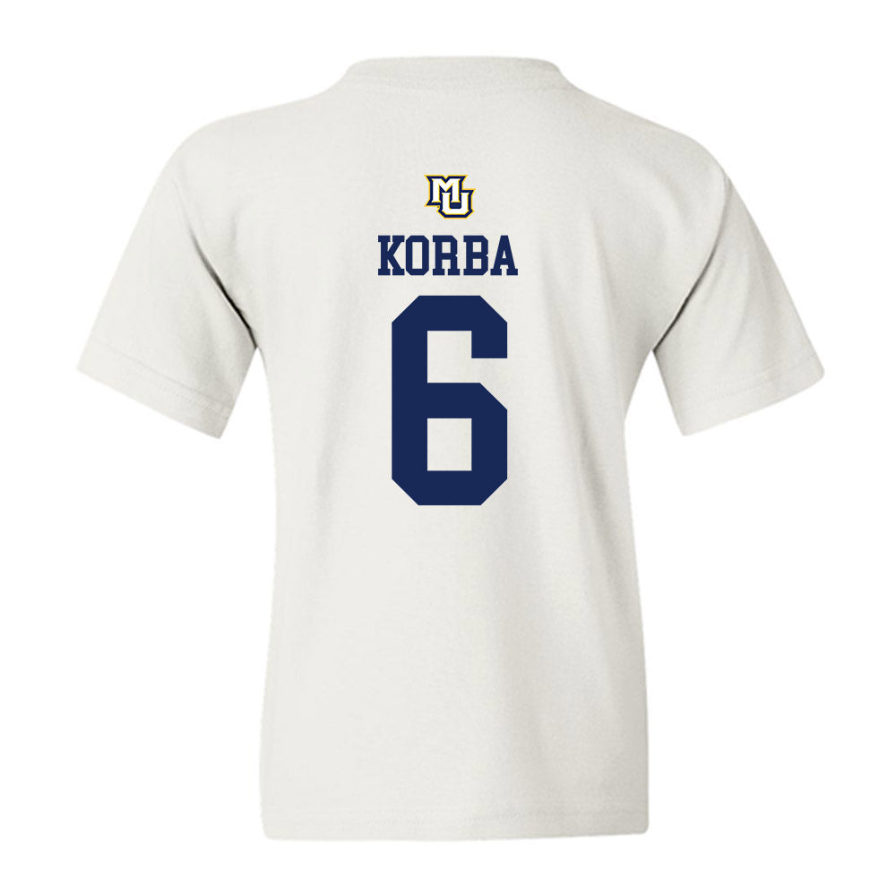 Marquette - NCAA Women's Volleyball : Alexandra Korba - Replica Shersey Youth T-Shirt-1
