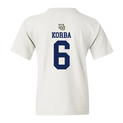 Marquette - NCAA Women's Volleyball : Alexandra Korba - Replica Shersey Youth T-Shirt-1