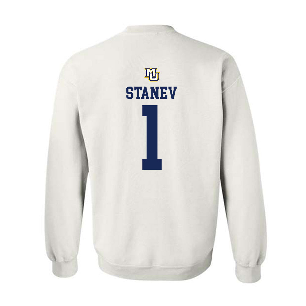 Marquette - NCAA Women's Volleyball : Julia Stanev - Replica Shersey Crewneck Sweatshirt-1